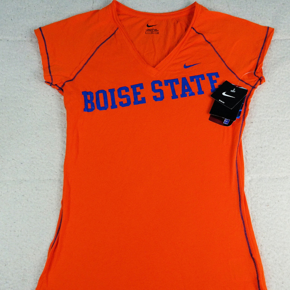 NCAA Boise State Nike Orange Slim Fit Small NWT - Picture 1 of 8